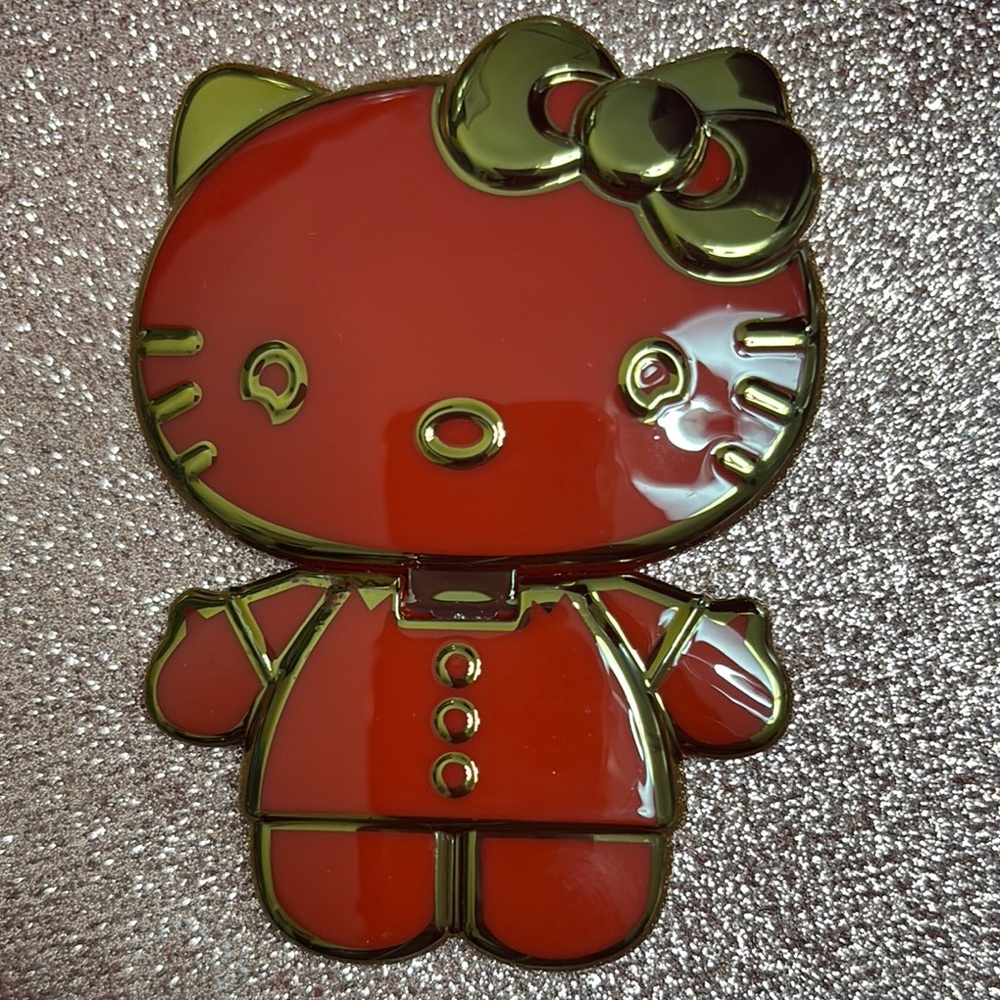 ❤️ Hello Kitty Red and Gold Phone Mirror